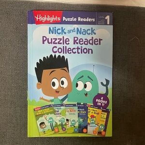 Highlights Nick and Nack Puzzle Reader Collection - Blue and Green Cover